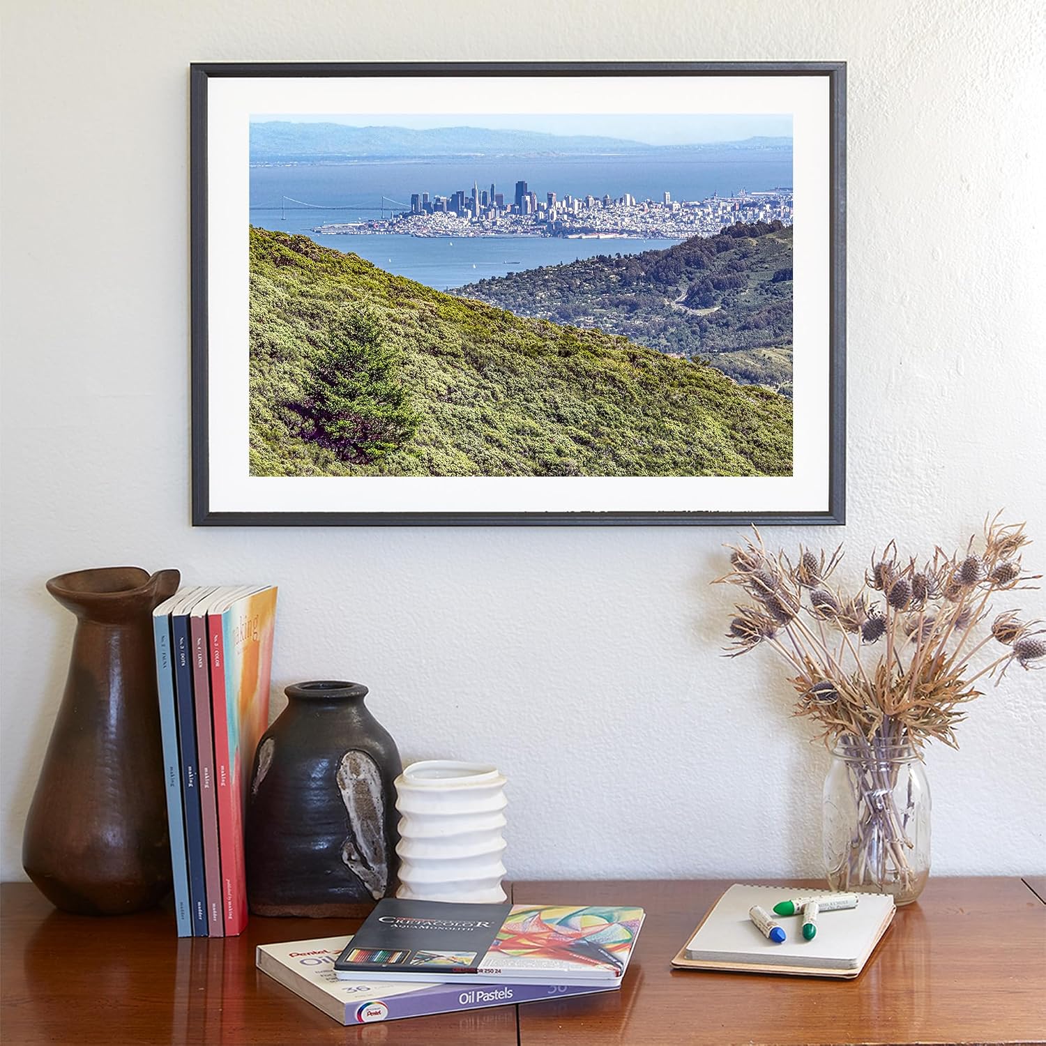 Mt Tam Wall Art with Marin County Landscape San Francisco California