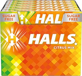 20 paquetes de Halls cítrico