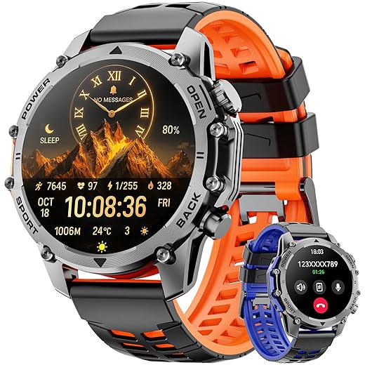 Rugged 1.52" Military Smartwatch