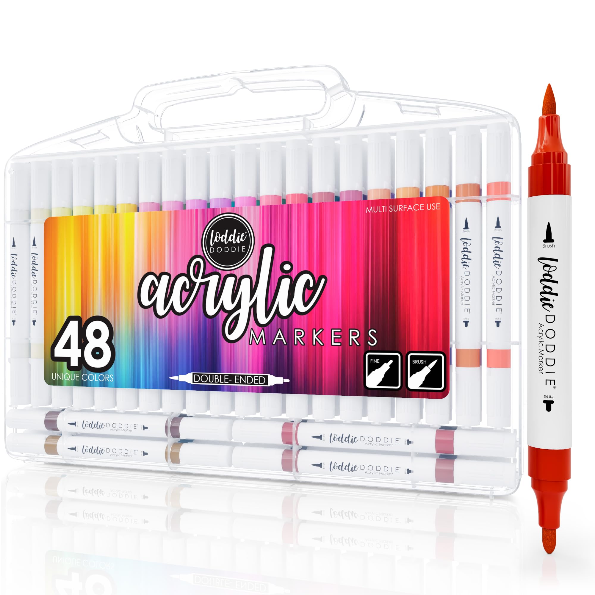 Amazon.com: Loddie Doddie Acrylic Markers, 48 Unique Colors Amazon.com: Loddie Doddie Acrylic Markers, 48 Unique Colors