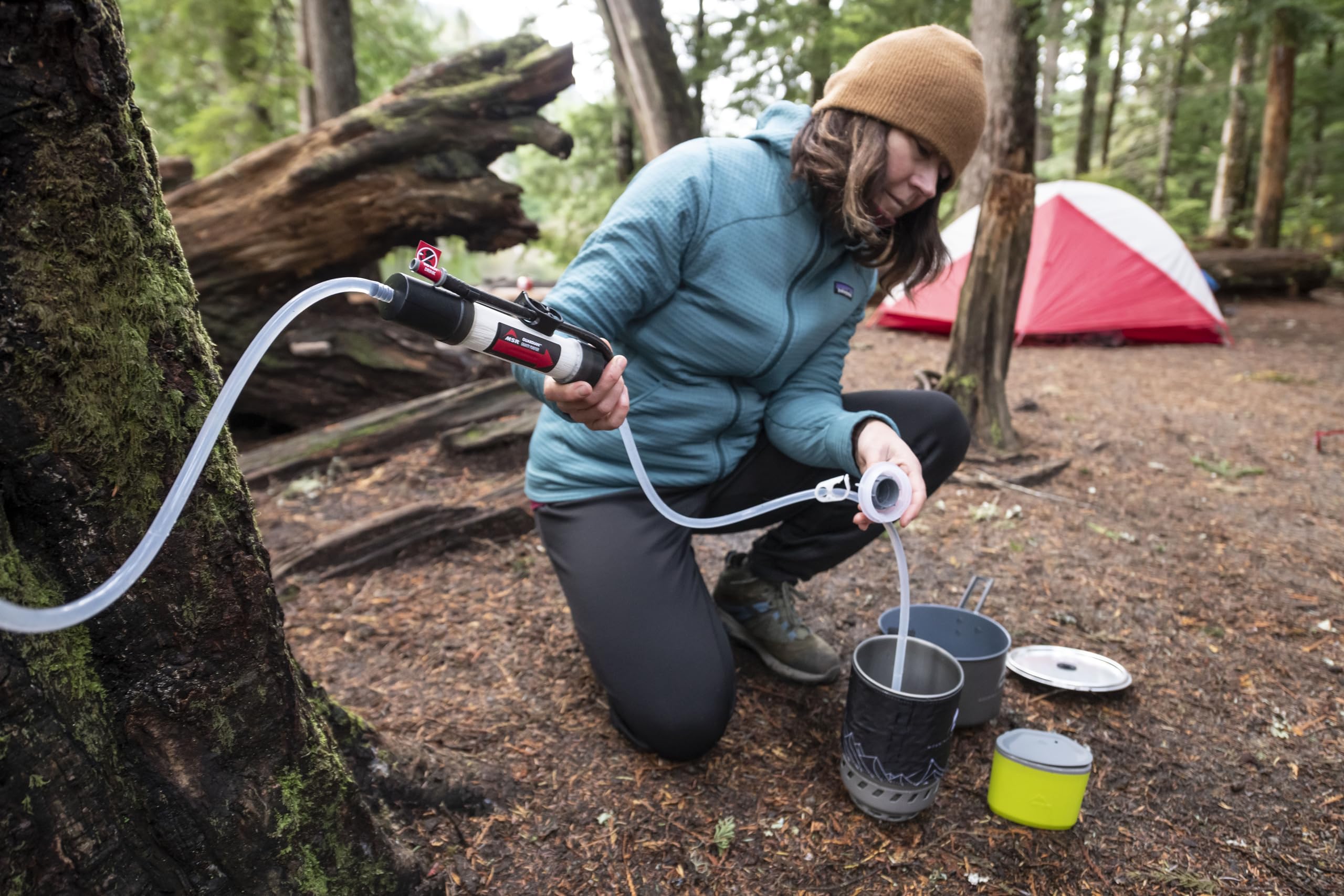 MSR Guardian Gravity - Purificador de Agua para Uso en el Campo, Viajes globales y preparación para emergencias