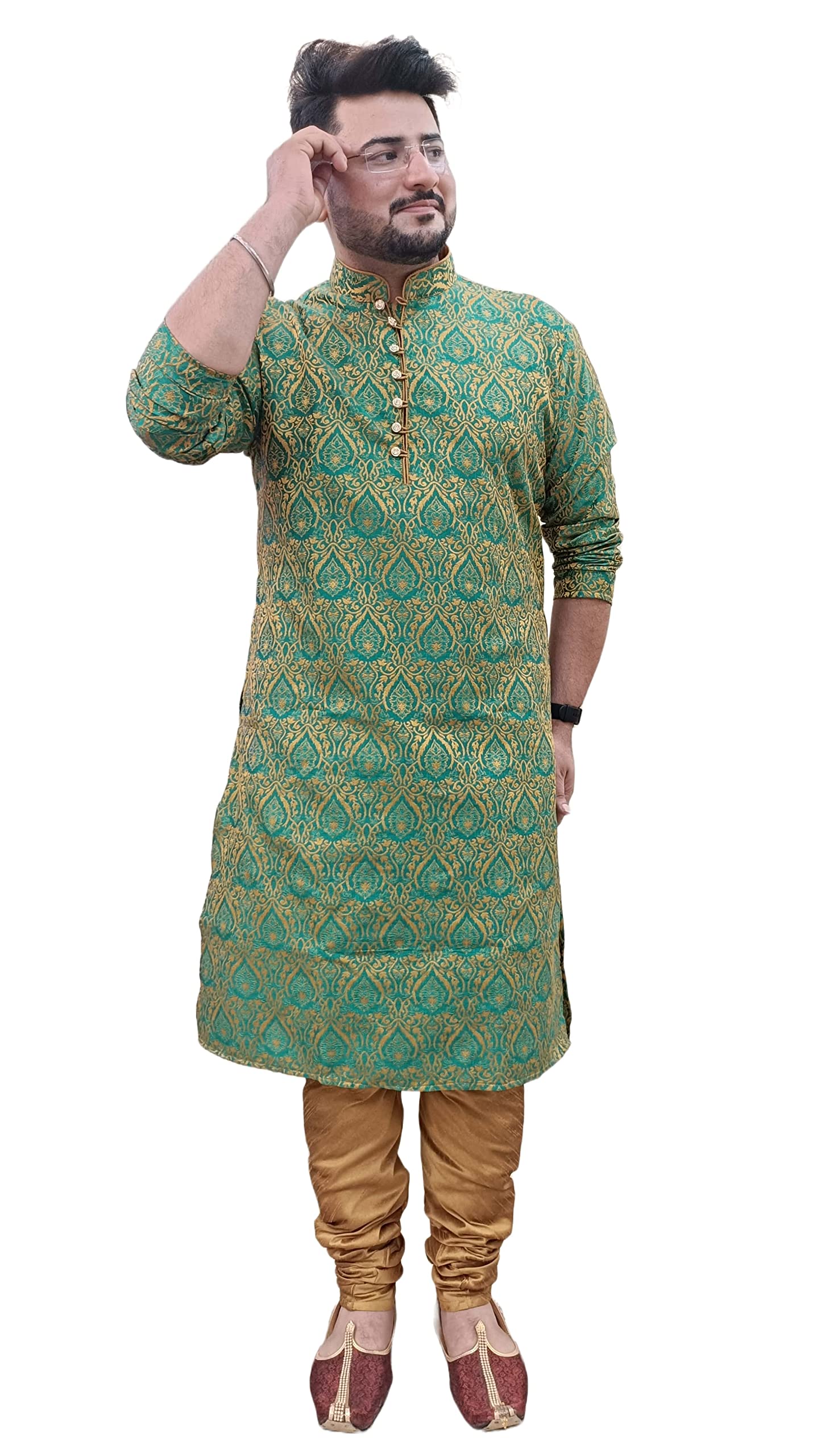 26 i Men Ethnic Kurta and Churidar Set-picture-23