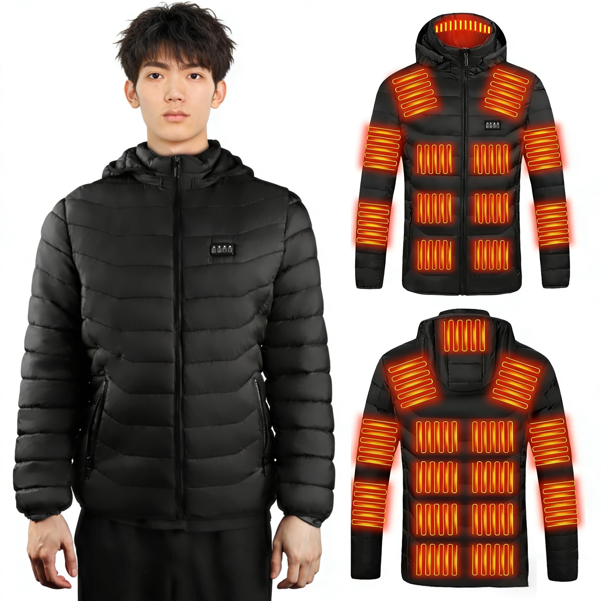 Amazon | [YIK TUNG] 【2025年 電熱服・23箇所発熱】 電熱ジャケット