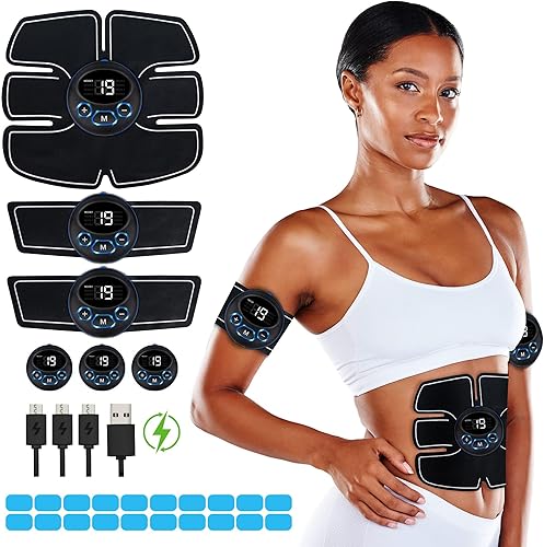 Miniatura 9 de Estimulador de abdominales  Máquina de abdominales  Equipo de entrenamiento de abdominales  Perfecto trabajo desde casa Fitness  EMS Smart Fitness
