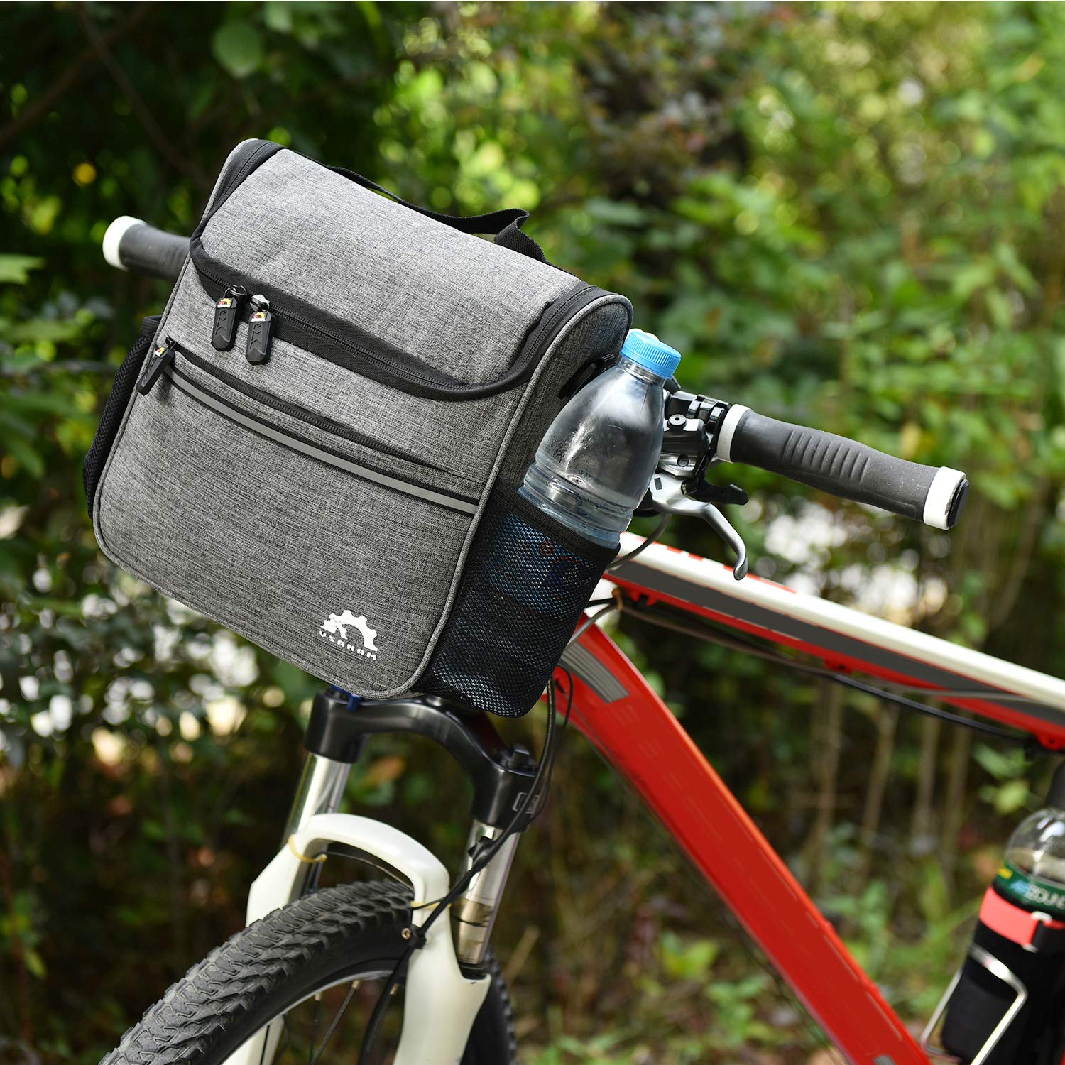 YIWENG wasserdichte Fahrradlenker Isolierte Kühltasche Vordertasche Mountain Road Fahrrad Radfahren Lenker Korbtasche Packtasche Umhängetasche,Fahrrad-Fronttasche Sport & Freizeit