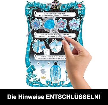 Monster High Skulltimate Secrets Set of Doll and Accessories Hauntlywood Mysteries Frankie Stone with magical wardrobe and over 19 fashionable surprises such as JBG81 doll clothes