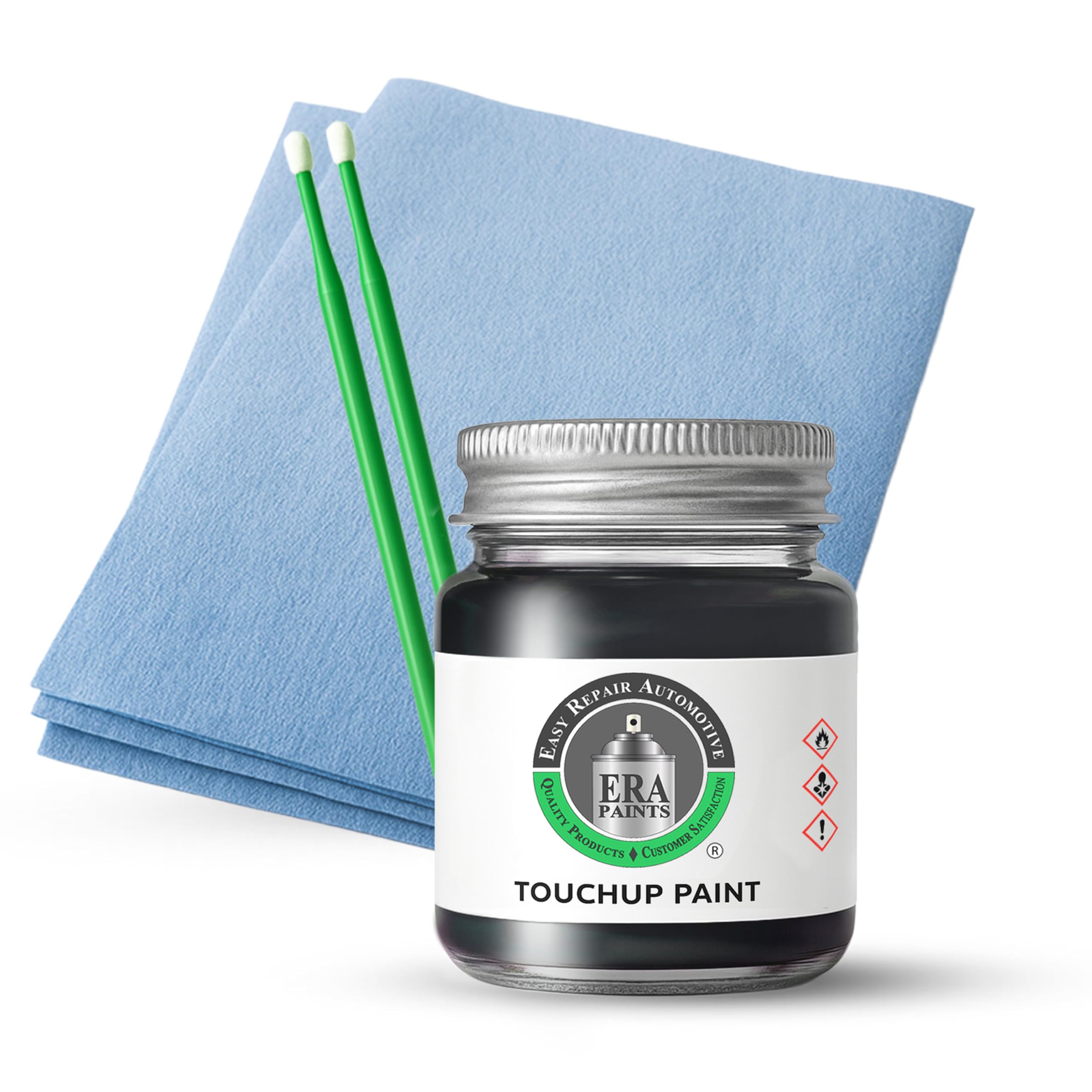 LC9Z - Black Magic Pearl for VOLKSWAGEN Exact OEM Color Match Automotive Touch Up Paint for Cars - Scratch & Chip Repair for Metal & Plastic - Basic Kit - Made in USA