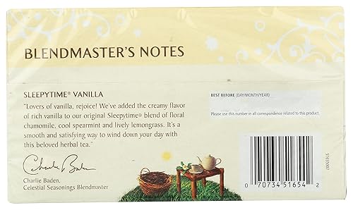 Miniatura 2 de Celestial Seasonings Herbal Tea, Sleepytime Vanilla , 20 Count