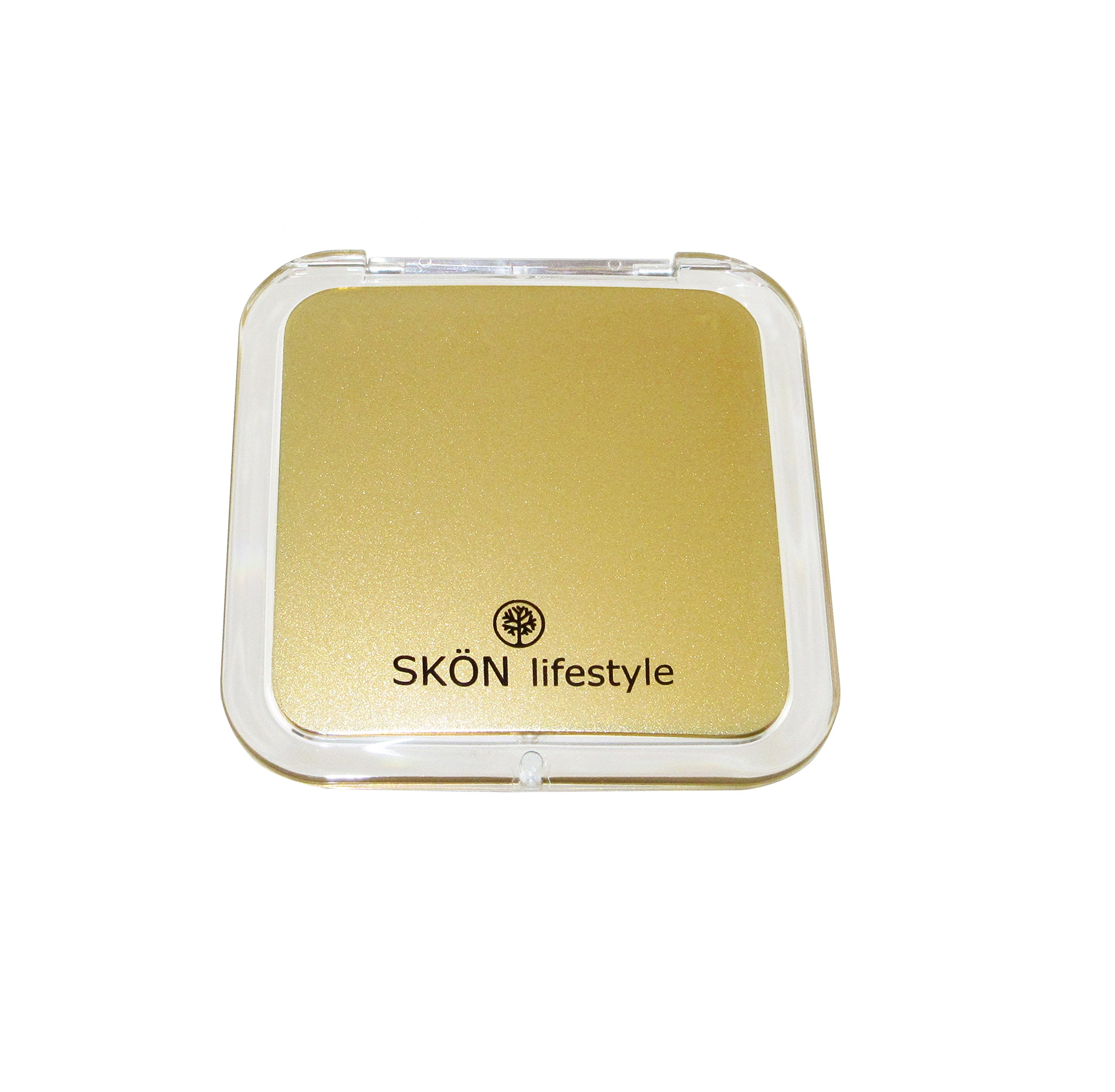 Skn Lifestyle Missy, Stylish 15 X Personal Compact Glass Mirror Powerful 15 X Magnification And Traditional Mirror, Complete 180 Degree Opening, Effortless Magnetic Open And Close Metallic Gold-image-35