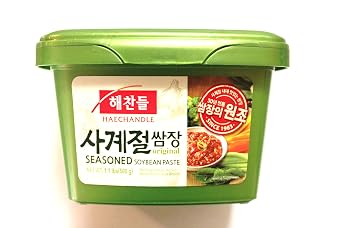 Haechandle Seasoned Soybean Paste 1.1 Lb 500g Tub Pack of 2