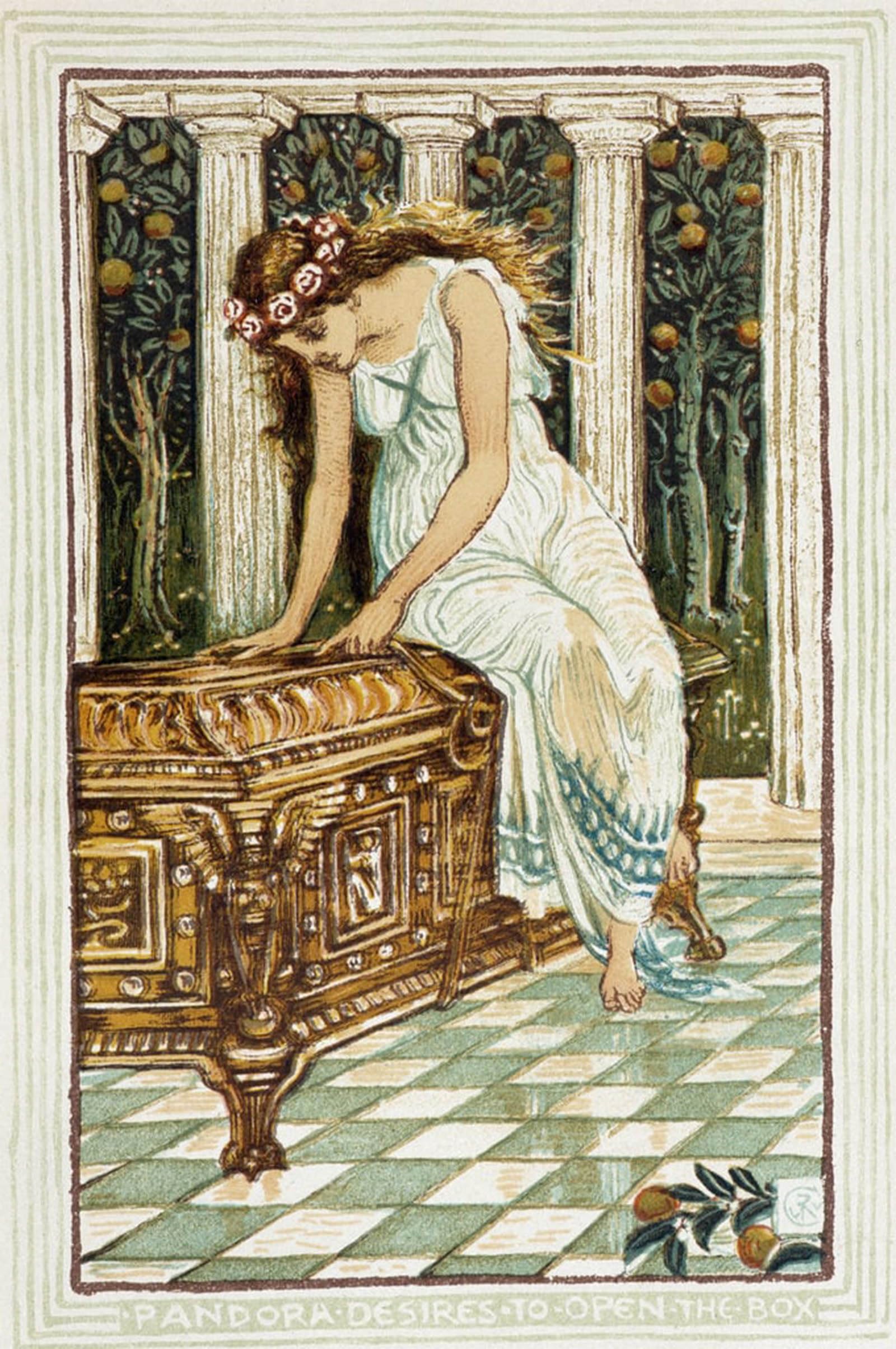 Póster en lienzo infantil de Walter Crane para decorar la sala de estar 5