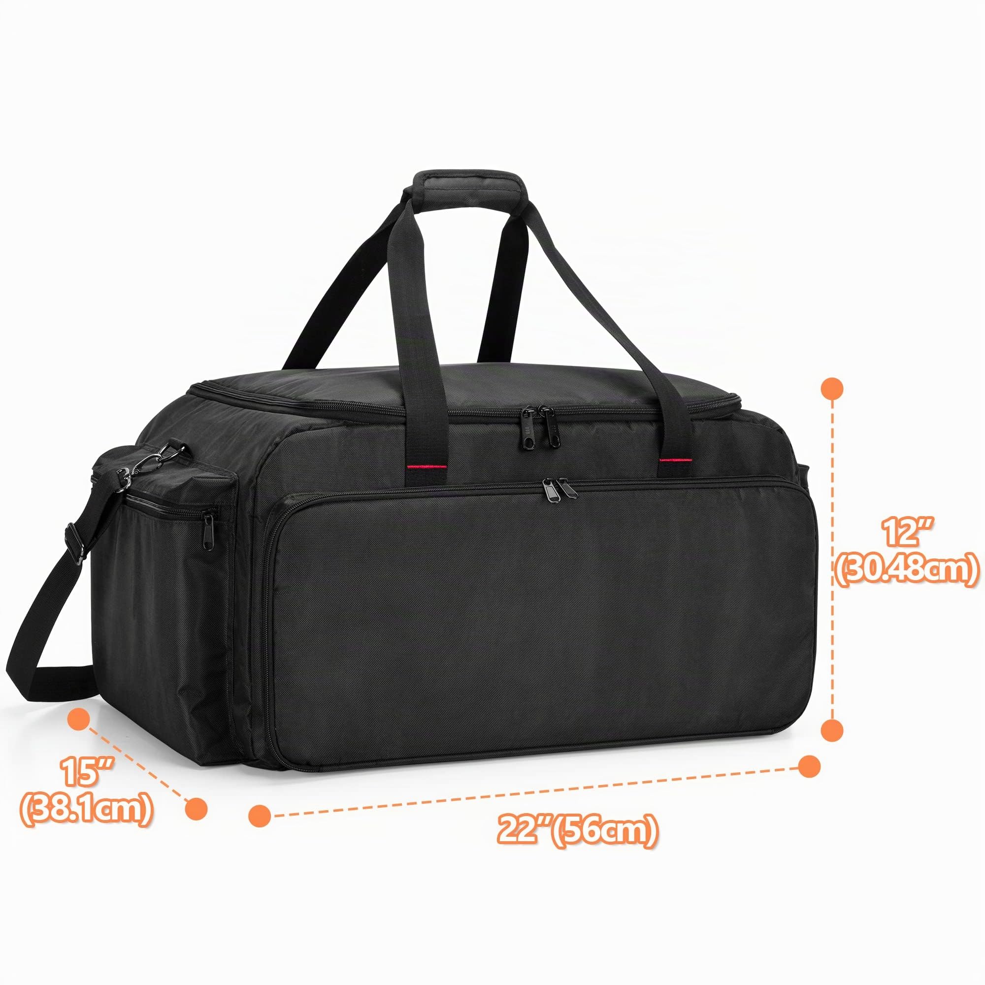 DSLEAF Bolsa de Almacenamiento RC para Coche de 1/8 o 1/10, Funda Protectora RC con múltiples Bolsillos para baterías, Cargador, Herramientas y Otros Accesorios(diseño Patentado)