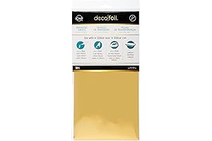iCraft 418561 DecoFoil Gold Transfer Sheets (6 x 12 Inch, 20 Sheets)