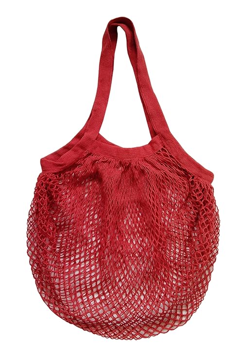 Cotton Candy Eco Right Organic Cotton Net Mesh Bags for Grocery