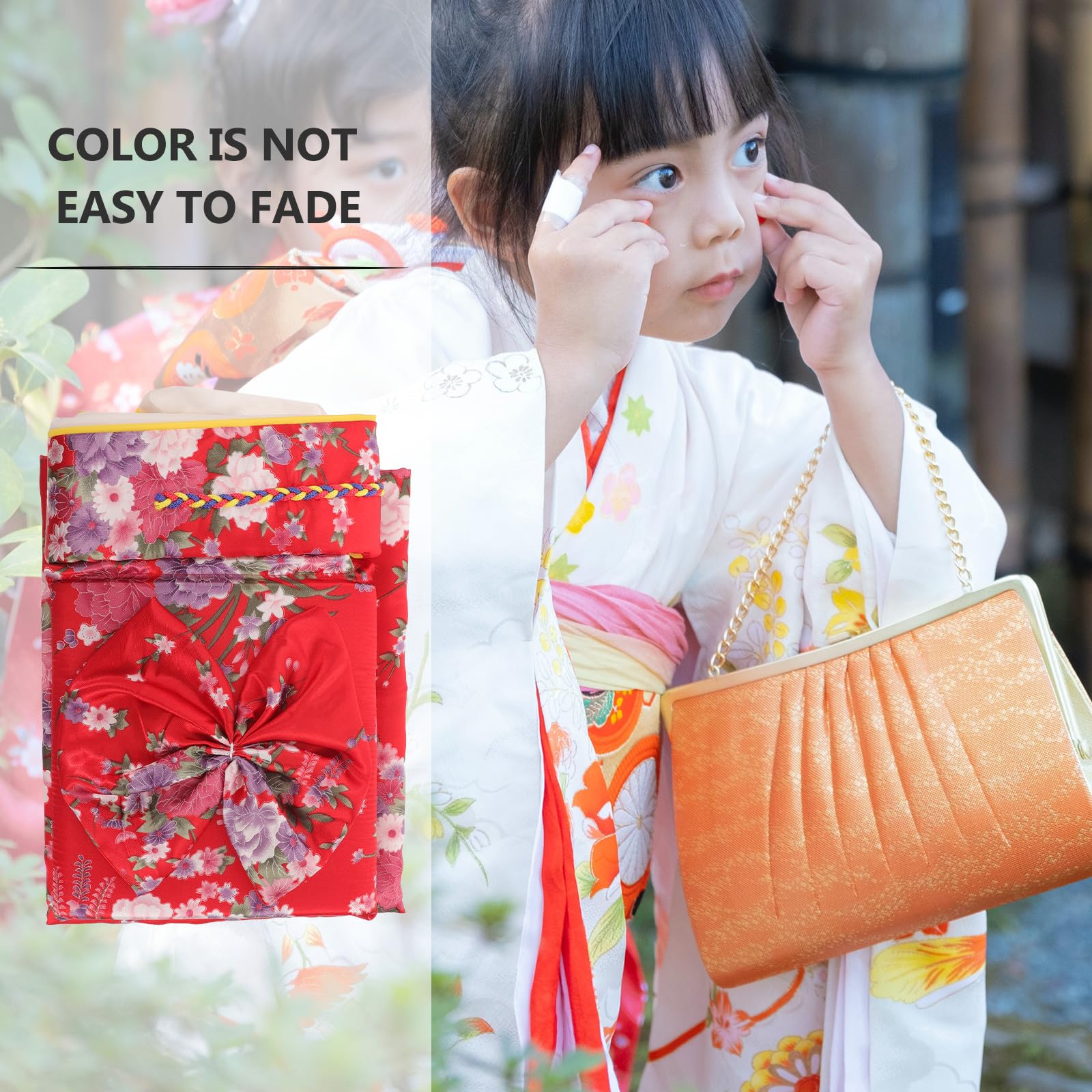 Costume Kimono Japonerie Traditionnel pour Fille, Tissu Doux et Finition Soignée, Design Délicat, pour Cosplay et Performance Estivale