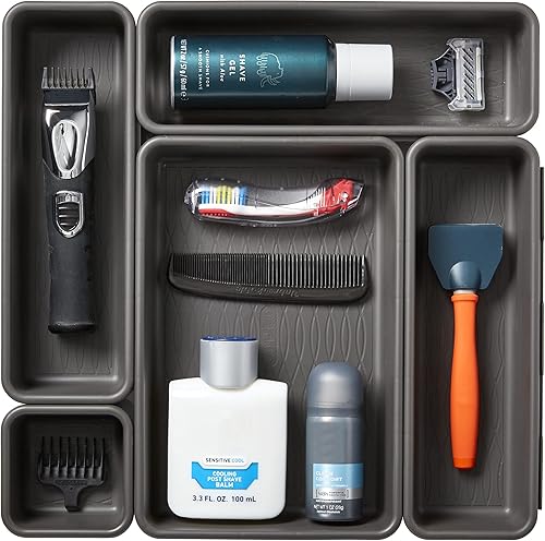 Miniatura 3 de Copco Basics - Juego de cubos entrelazados, 8 piezas, gris carbón