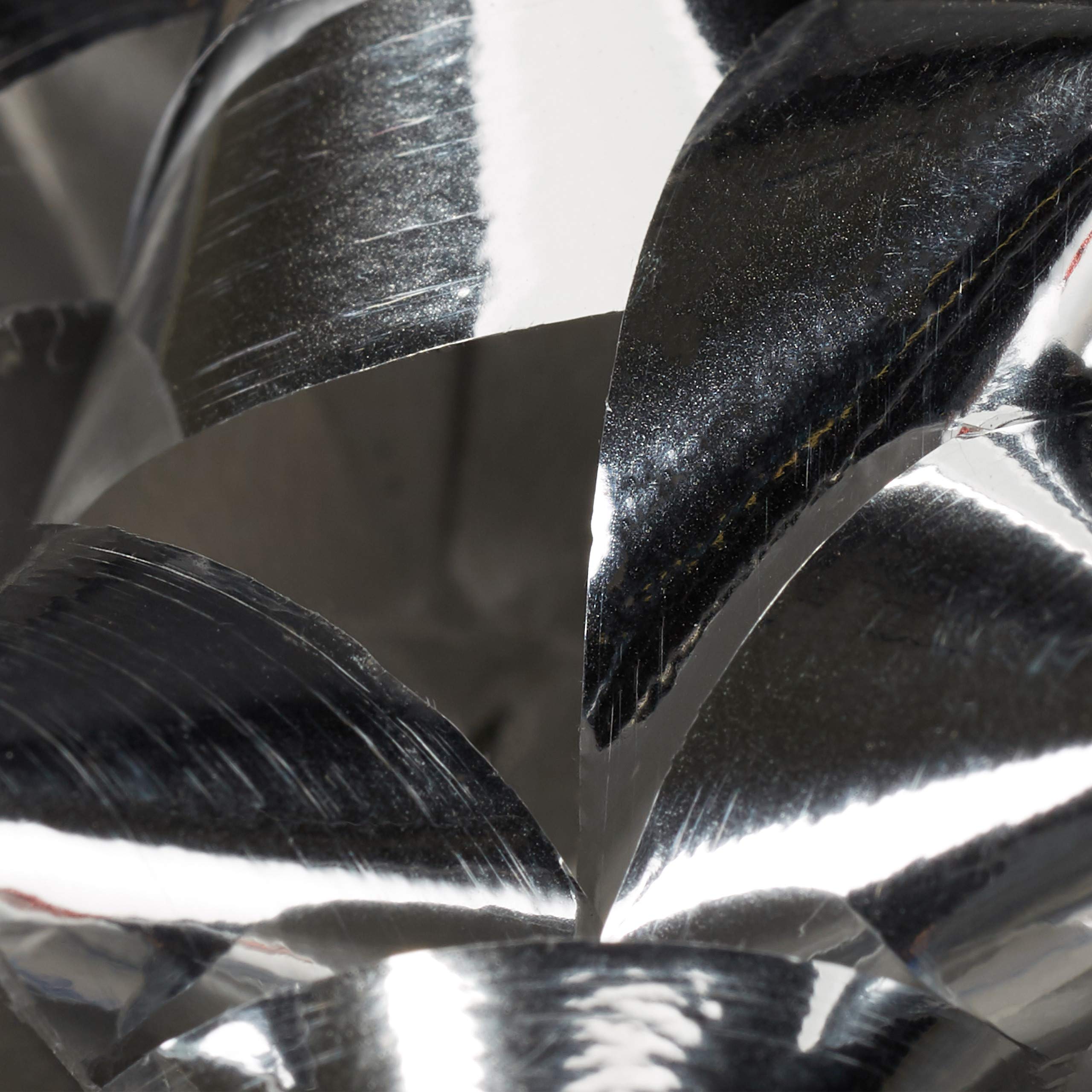 1000 x Geschenkschleifen, selbstklebend, kleine Dekoschleifen für Weihnachten & Geburtstag, Zierschleifen, Ø 5 cm, silber