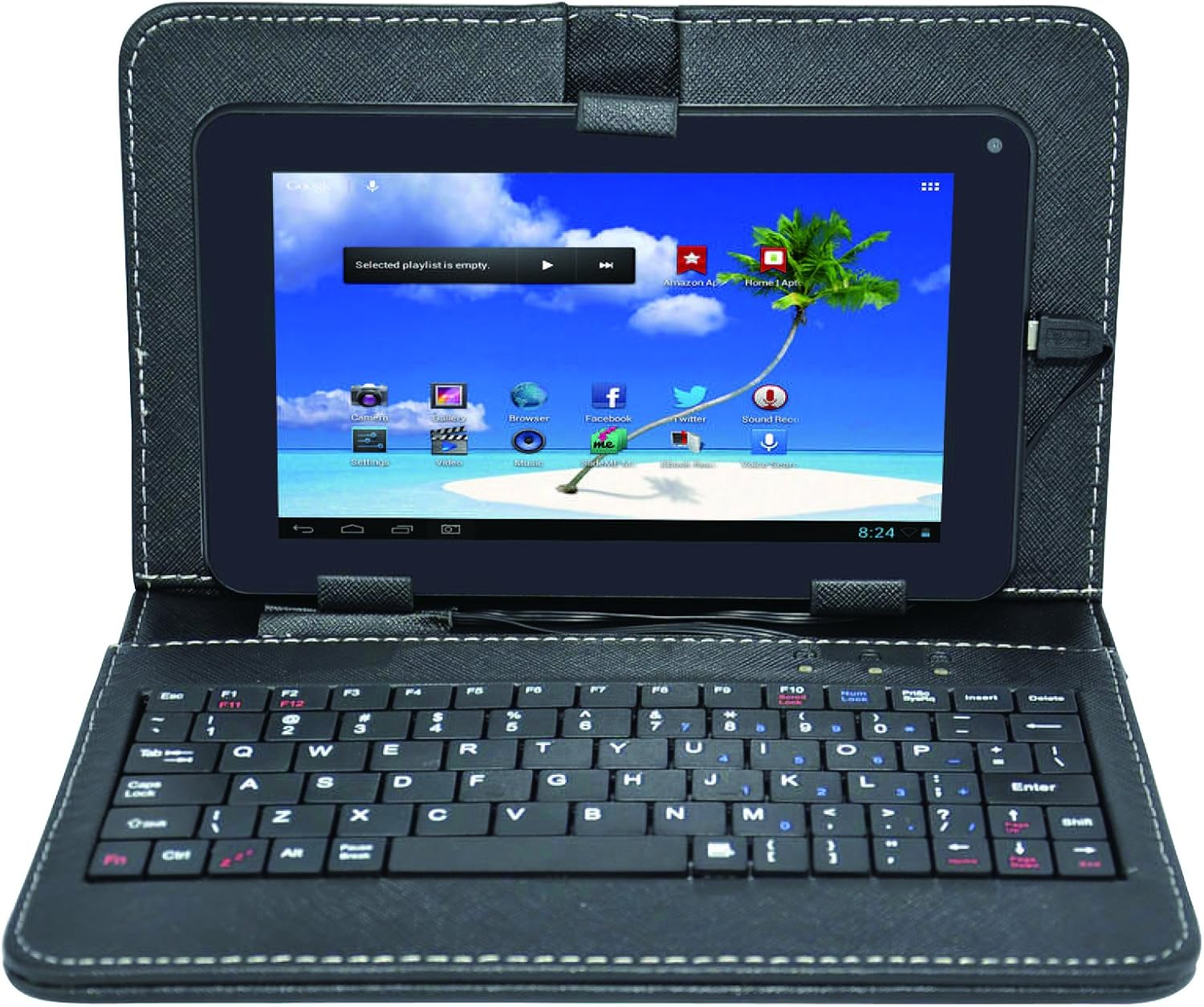 PROSCAN 9inch Quad Core Tablet with Keyboard and Case