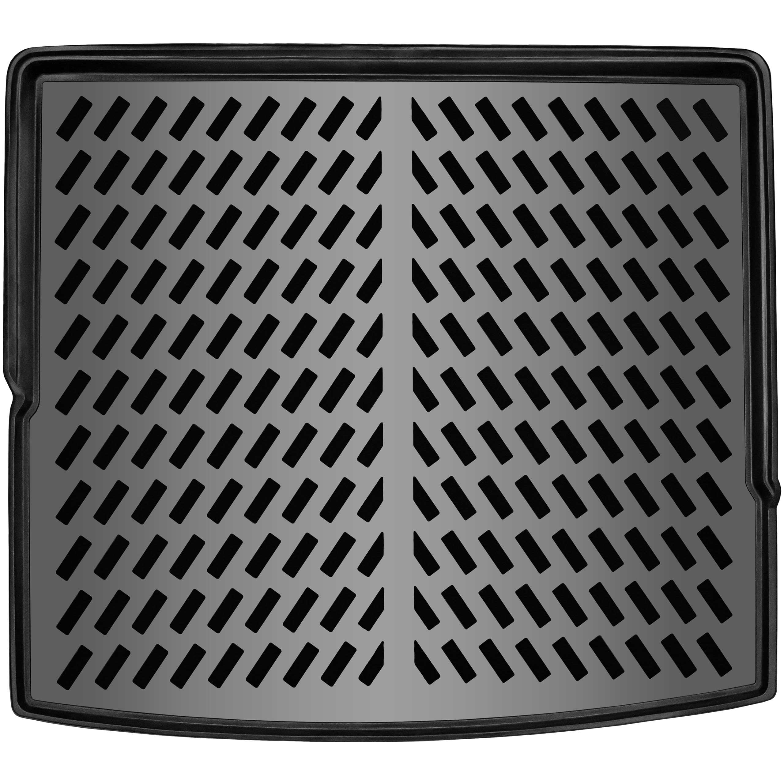 ELMASLINE 3D Kofferraumwanne Set für VW TIGUAN 3 (2023-2026) (CT1) | Oberer Ladeboden | Extra hoher 5cm Rand | Zubehör Kofferraummatte