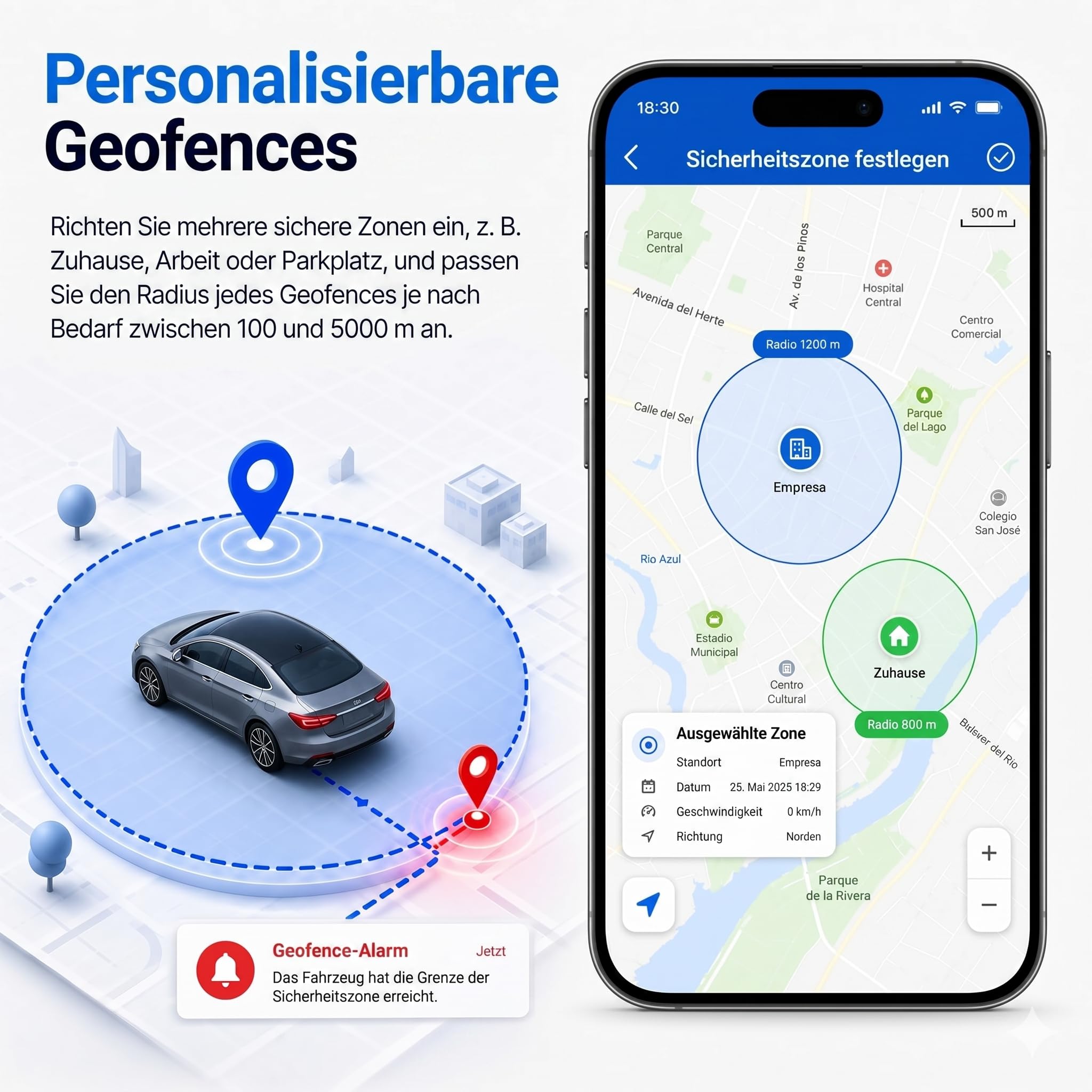 Winnes Localizzatore GPS per auto senza ABO, localizzatore GPS 4G con magnete, localizzazione in tempo reale tramite app, 20.000 mAh, con 240 giorni di standby, trasmettitore GPS per auto, moto