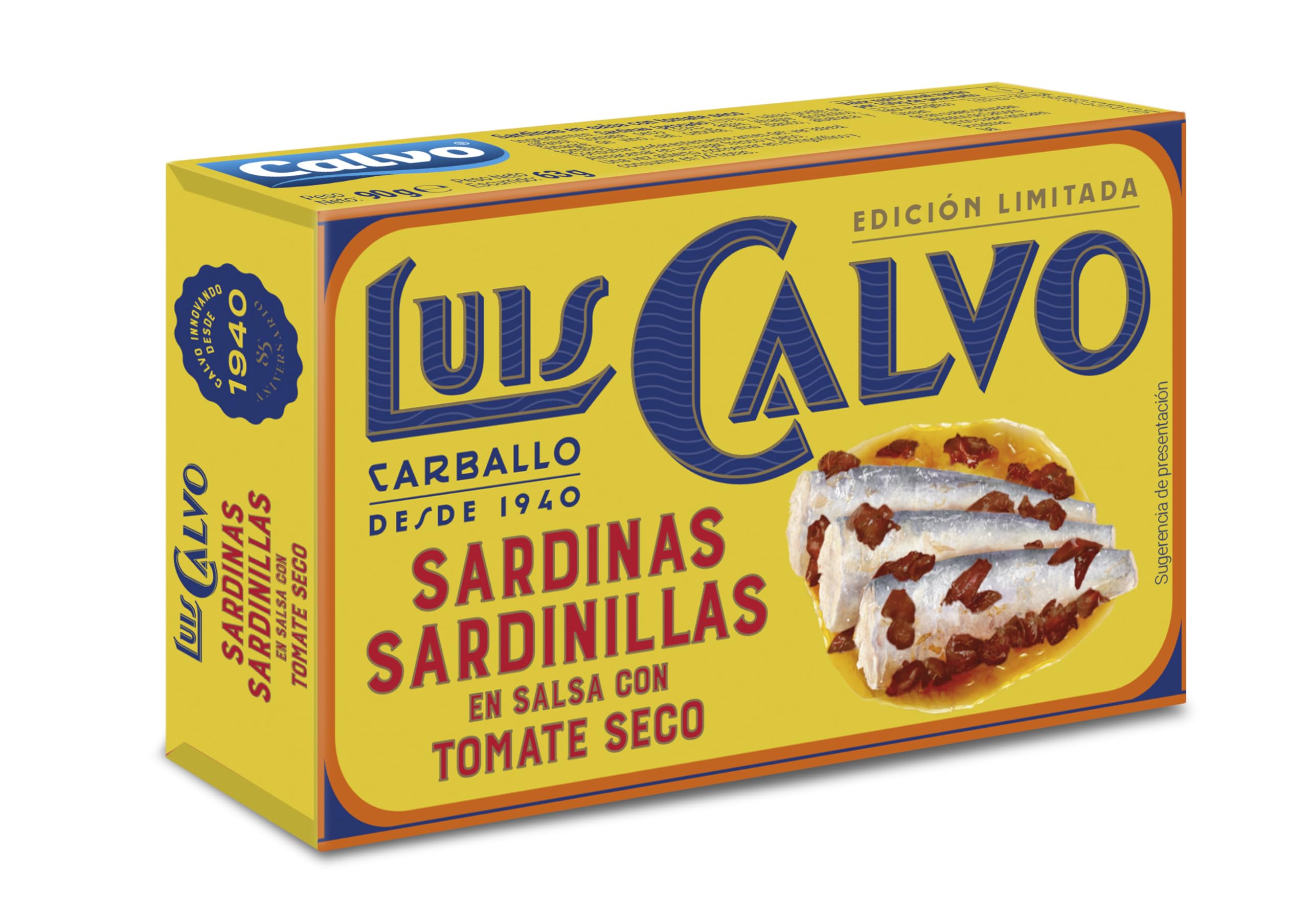 Luis Calvo Sardinillas en salsa con Tomate seco 85g