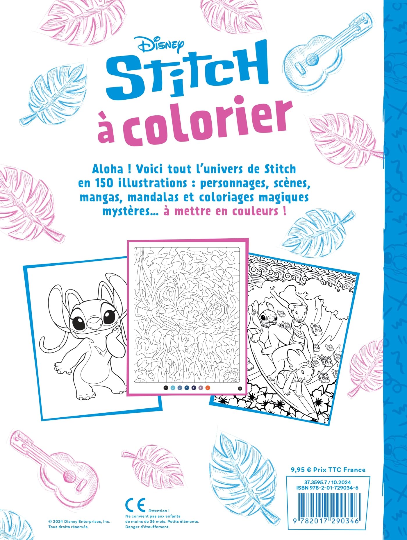 STITCH - Stitch à colorier vol.1 - Disney