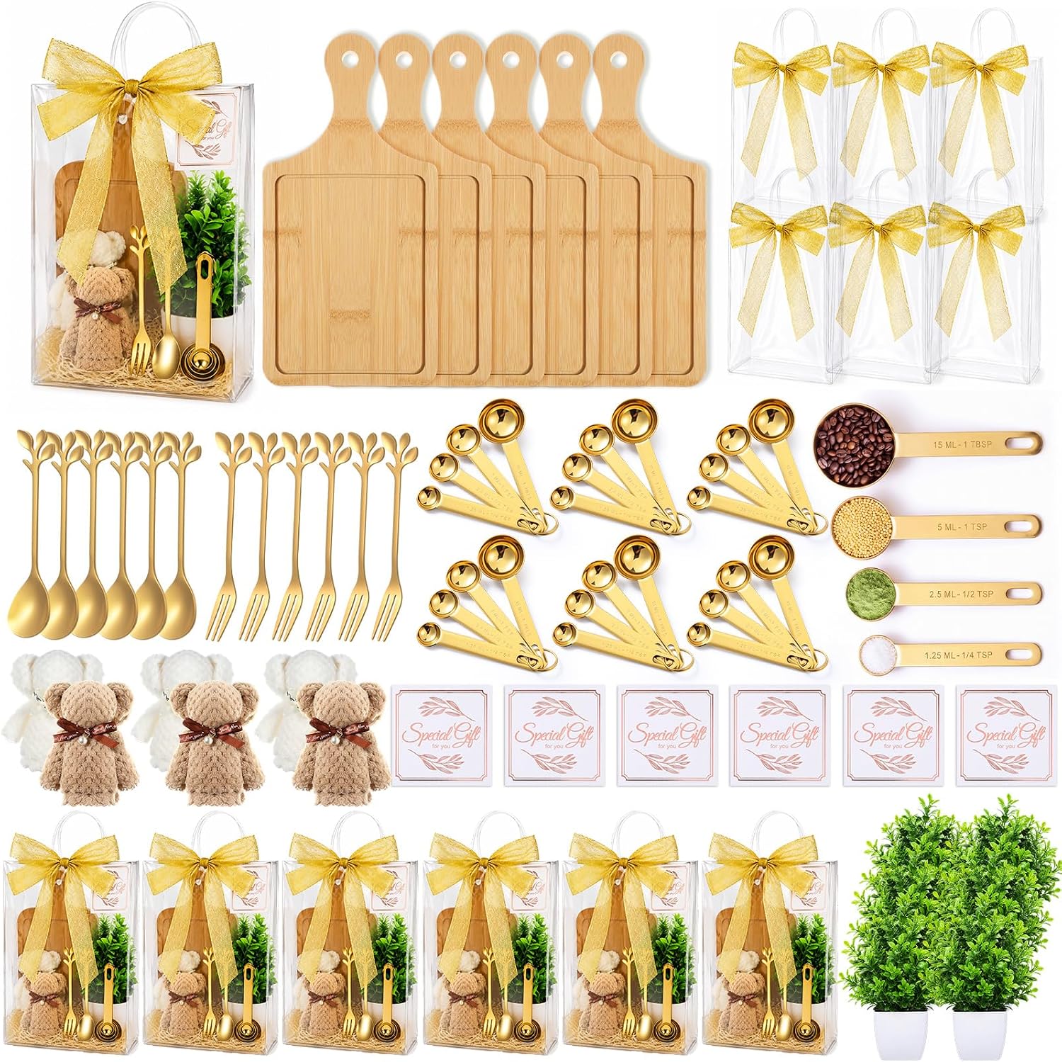 54 Pcs/6 Sets Housewarming Gifts Bulk Move in New Home Gifts