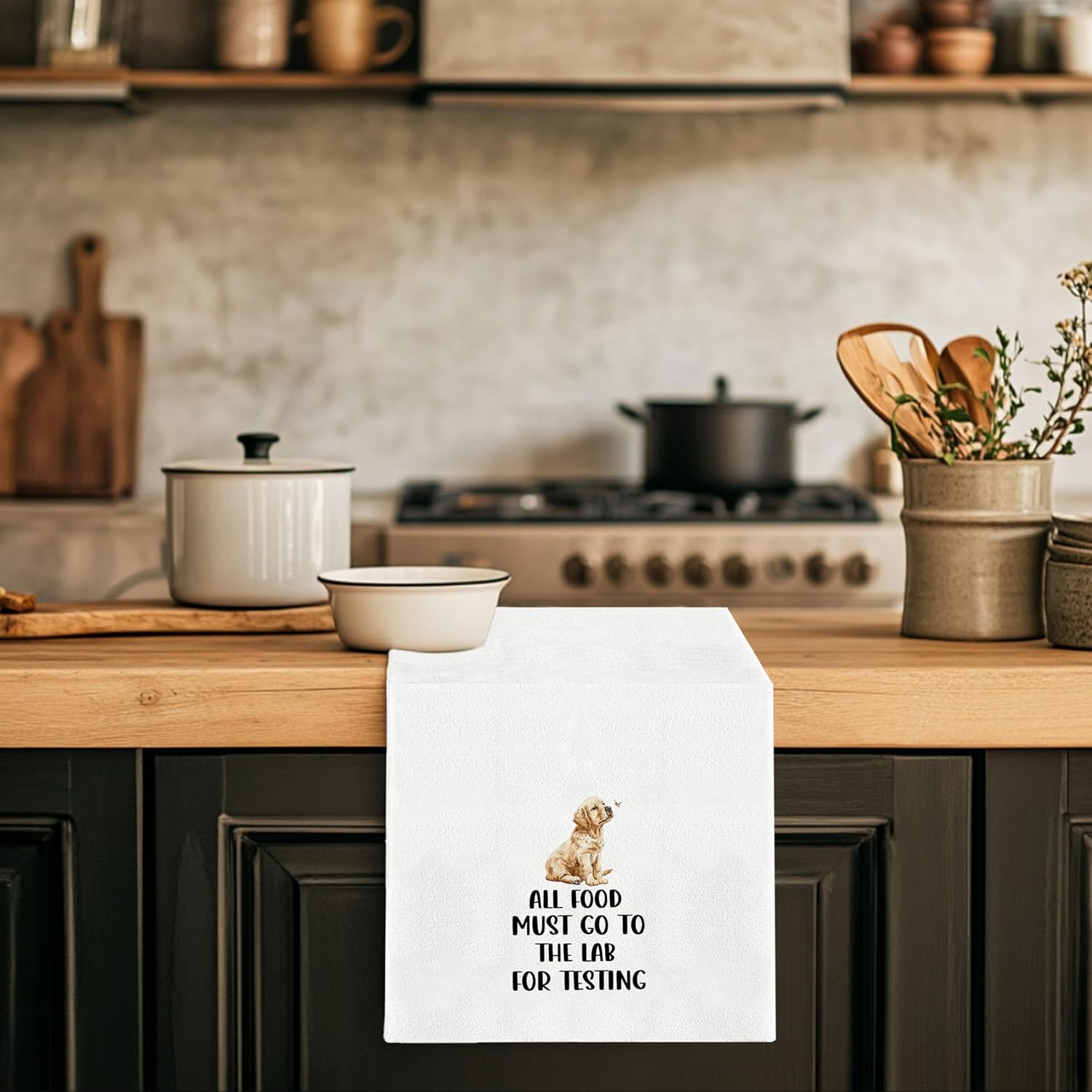 Labrador Retriever Gifts Dish Towels - Labrador Dog Lover Gifts Hand Towels, Labrador Retriever Gifts, Yellow Lab Gifts, Labrador Decor, Labrador Kitchen Towels 16x24 - Image 3
