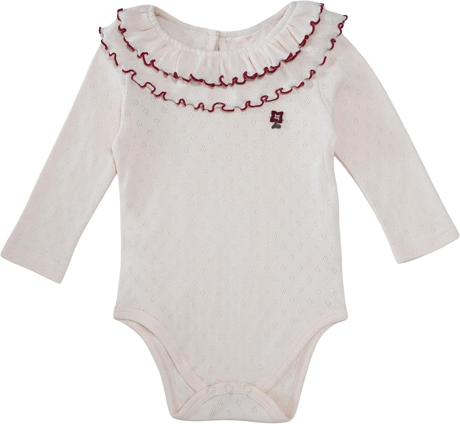 Baby Girl Flutter Sleeve Onesies Quality Cotton Ruffle Shirt