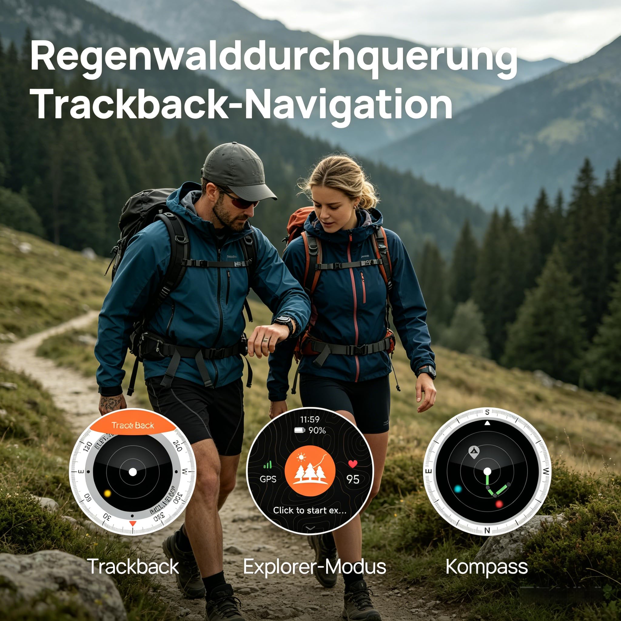 Mibro GS Explorer S | Reloj de buceo, llamadas Bluetooth y resistente al agua hasta 10 ATM