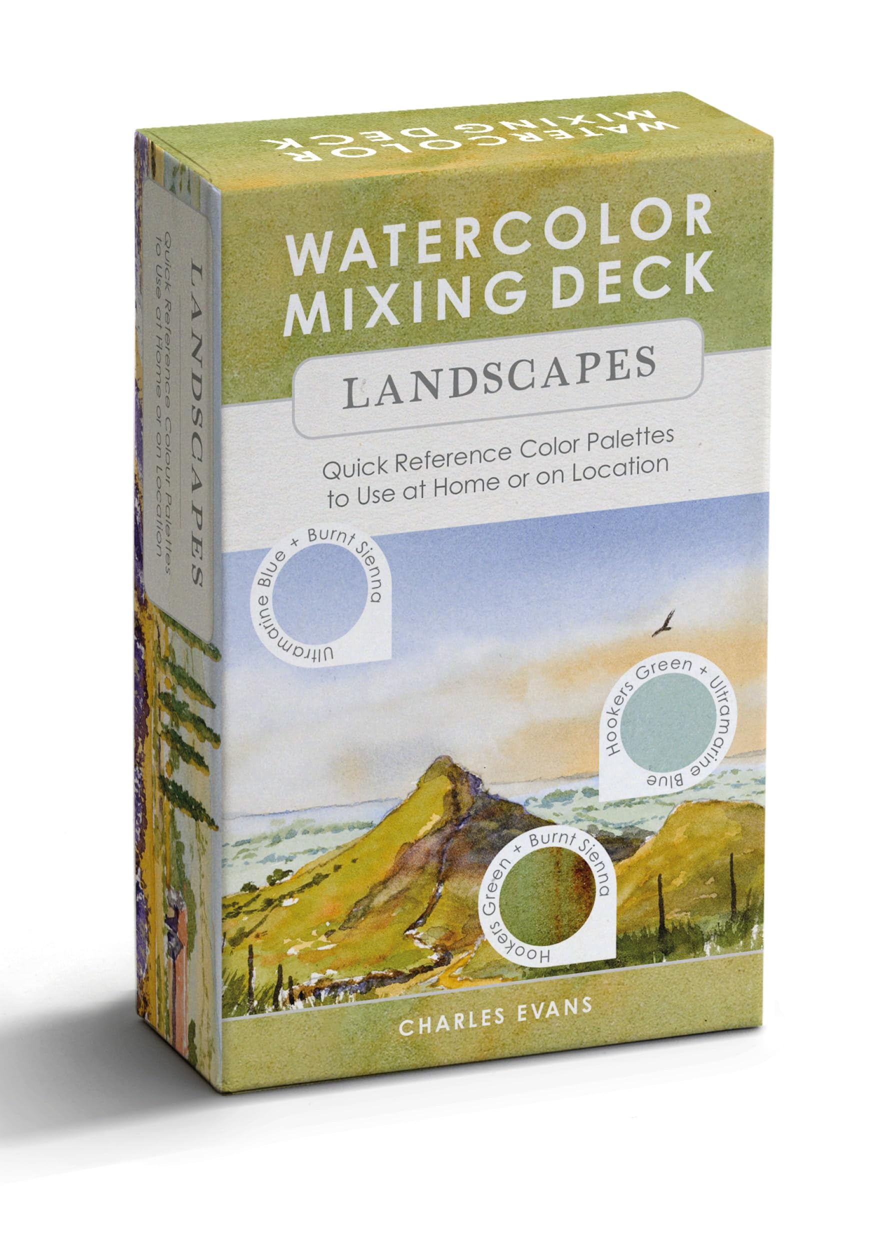 Watercolor Mixing Deck: Landscapes by Charles  Evans (Cards)