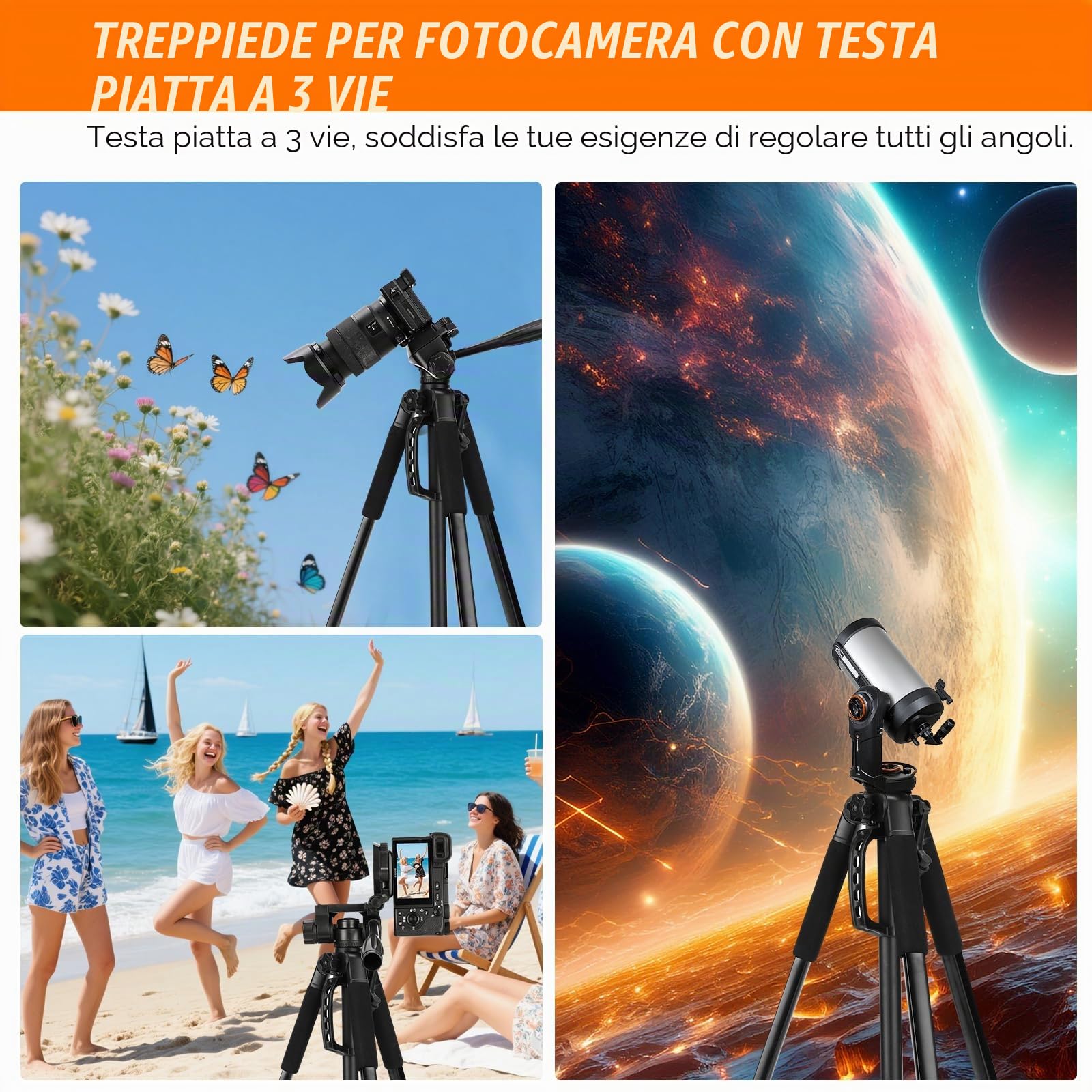 Treppiede da caccia per fucile da tiro con una base treppiede che può inclinarsi e ruotare orizzontalmente, in lega di alluminio da 20 a 70 pollici a forma di V