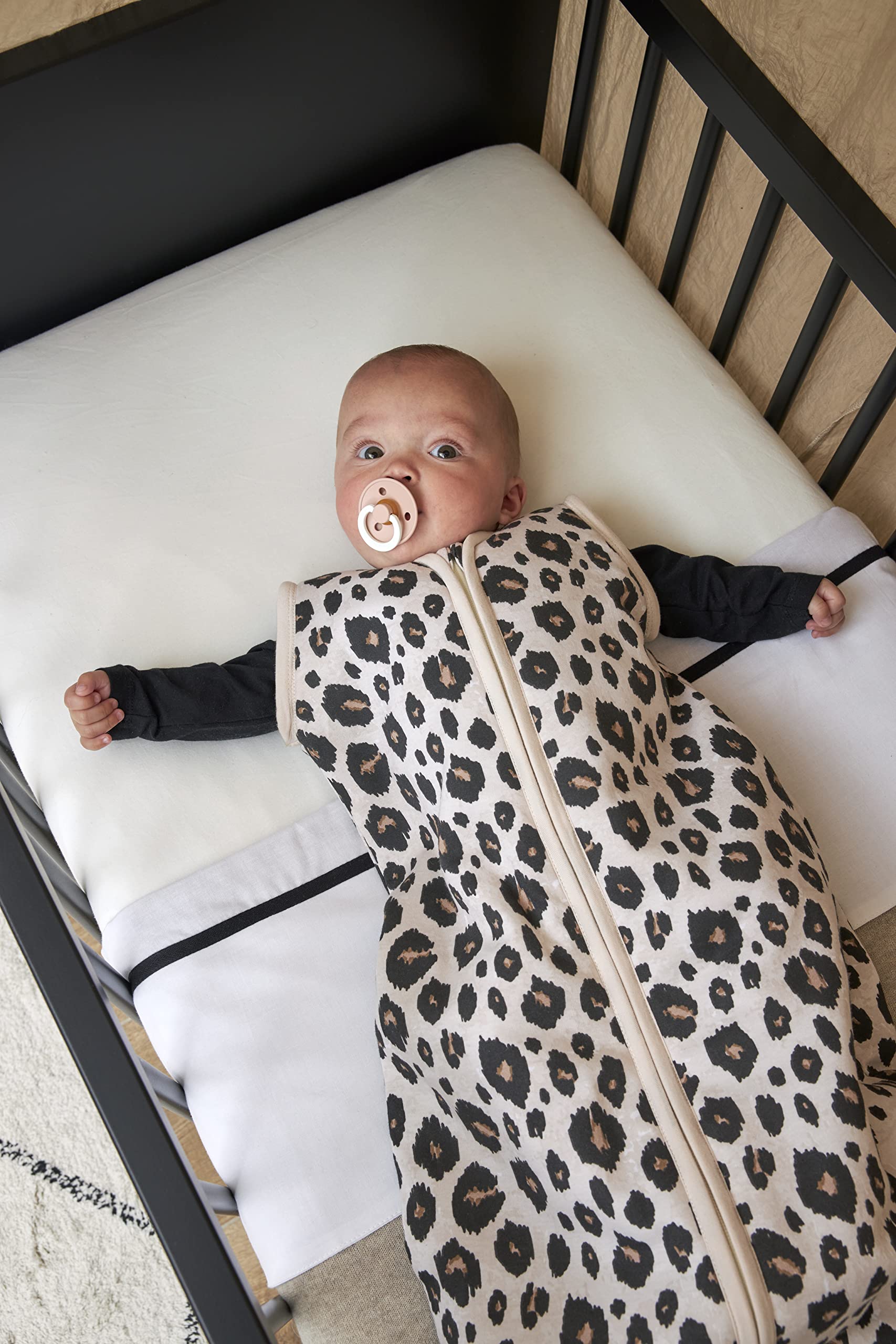 Meyco 564201 2-Pack Fitted Sheet, Cot, Offwhite, ledikant - Image 3