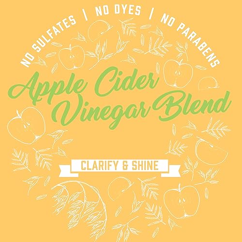 Miniatura 4 de Aveeno Enjuague aclarante de vinagre de sidra de manzana para cabello equilibrado y brillante, sin sulfatos, tratamiento de equilibrio de pH para