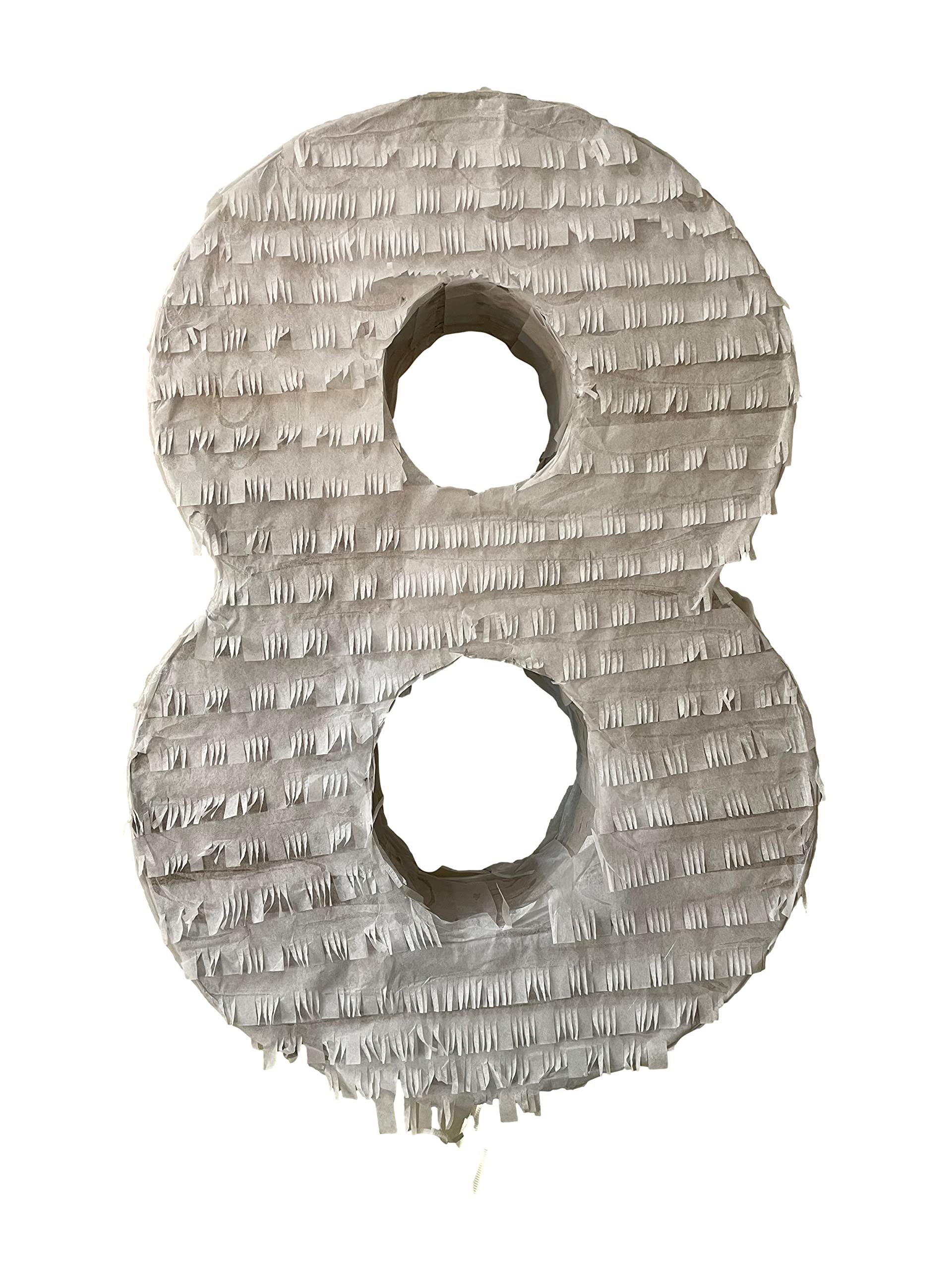 IPINATA White Number Eight PinataA