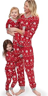 Family Matching Holiday Pajamas 100% Organic Cotton for Men, Women, Kids, Toddlers, Baby Boys, Girls, Unisex, Pets