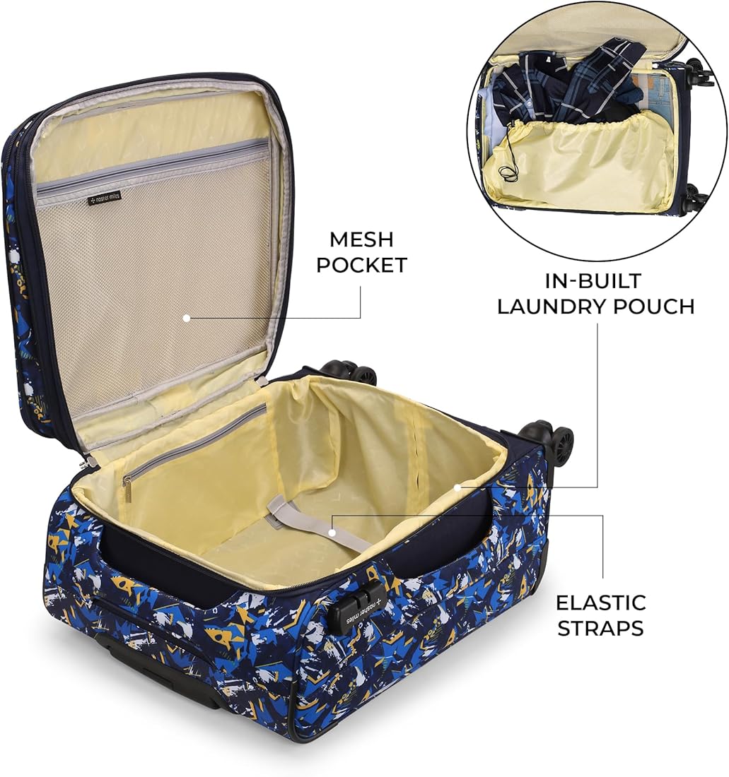 Buy Nasher Miles Bristol Expander Soft-Sided Polyester Printed