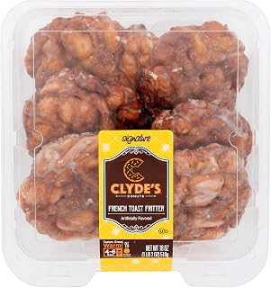 Clyde's French Toast Fritters, 18 Ounce - Crispy Bite-Sized Breakfast Treats for Quick Meals