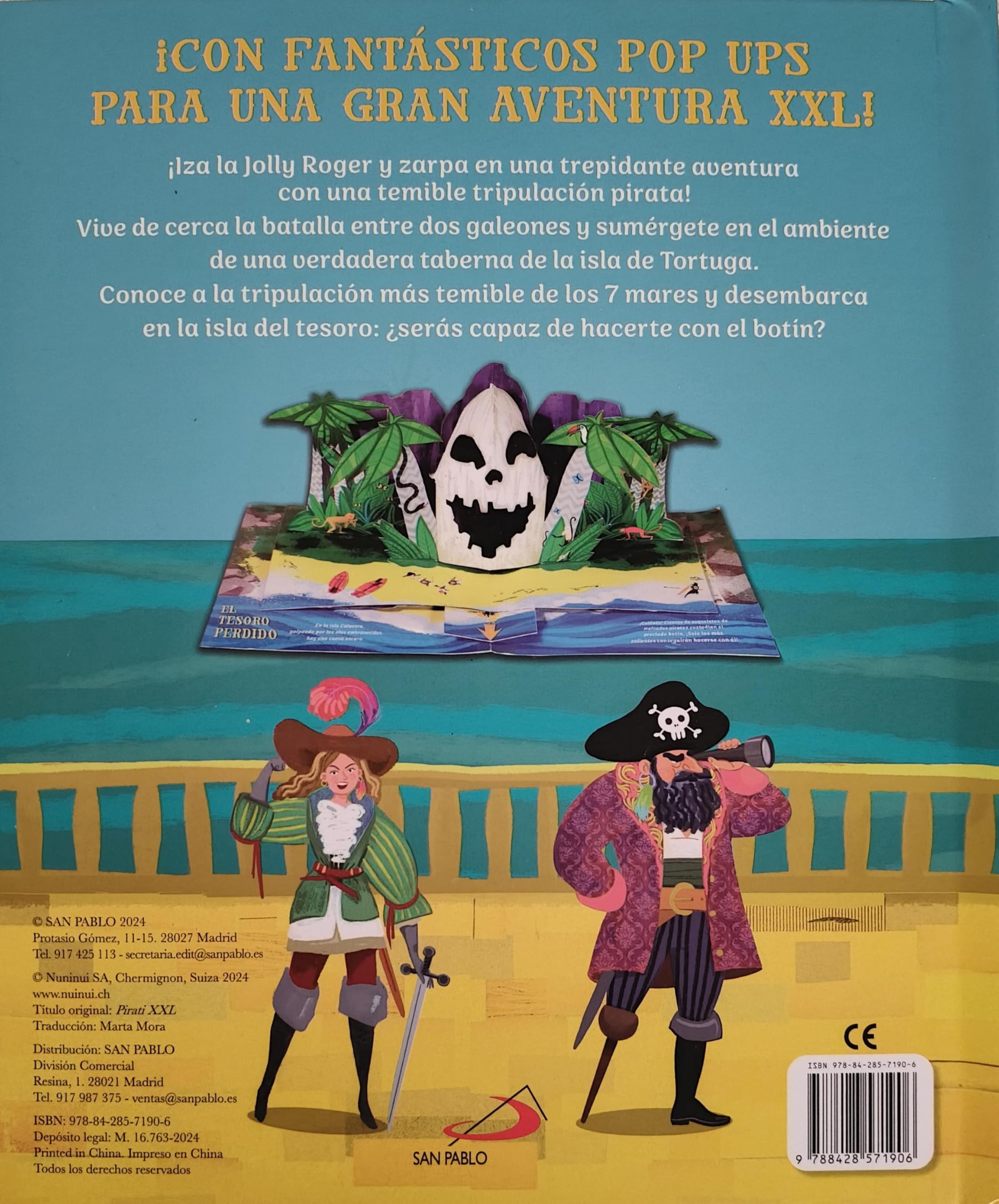 Piratas pop up XXL (Aprender, jugar y descubrir)