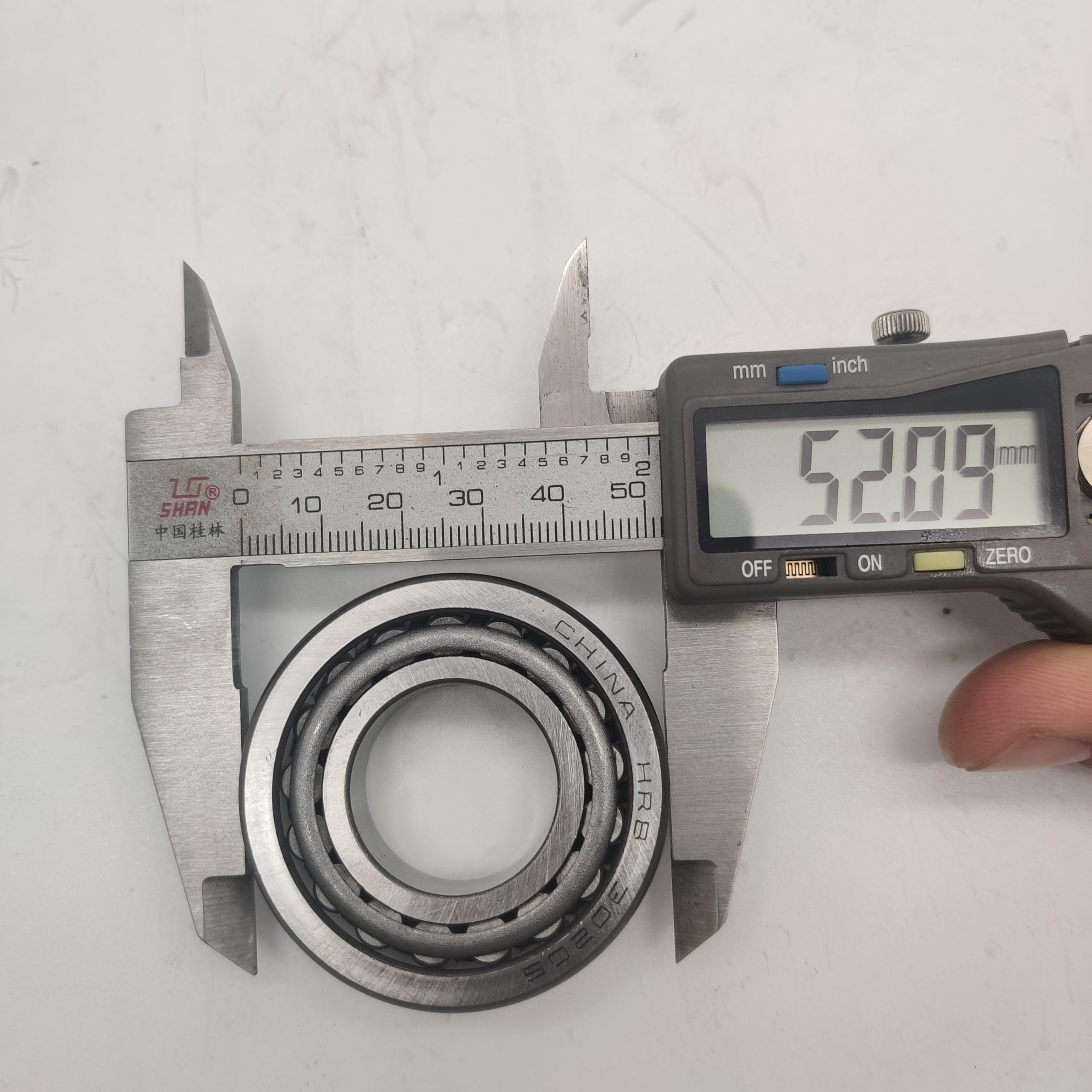 [Pièces de Moteur] Roulement à Rouleaux Coniques 30205 3CC, Ensemble cône et coupelle, Acier, alésage 25 mm, diamètre extérieur 52 mm, Largeur 16,25 mm [Facile à remplacer]