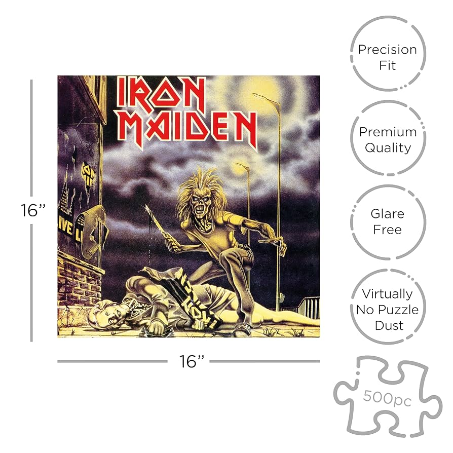 Amazon.com: RockSaws - Iron Maiden (500 Piece Jigsaw Puzzle