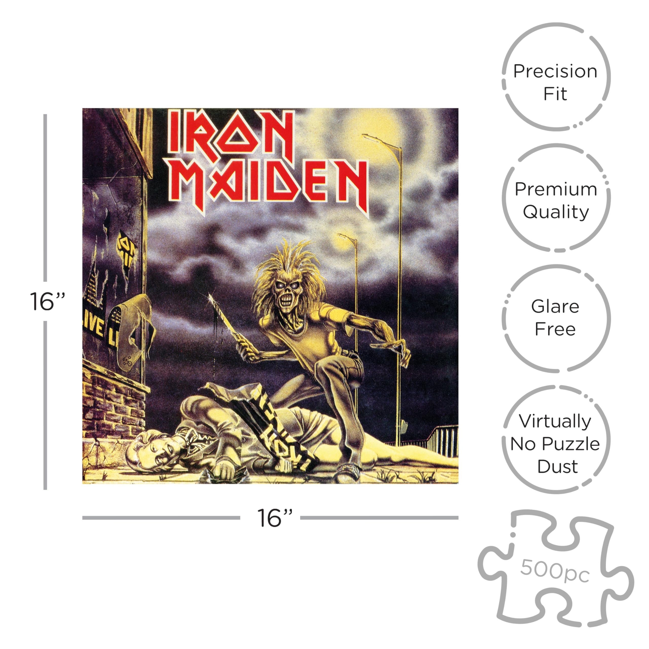 Amazon.com: Rock Saws Iron Maiden 500 Piece Jigsaw Puzzle for