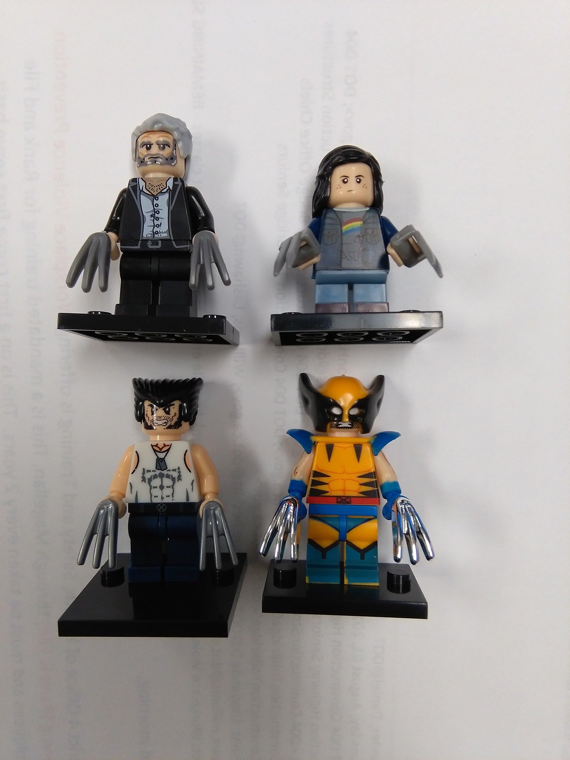 Wolverine, Old Man Logan, x-23, x-Men Wolverine KO Minifigure lot in Clear Bag Sealed Condition