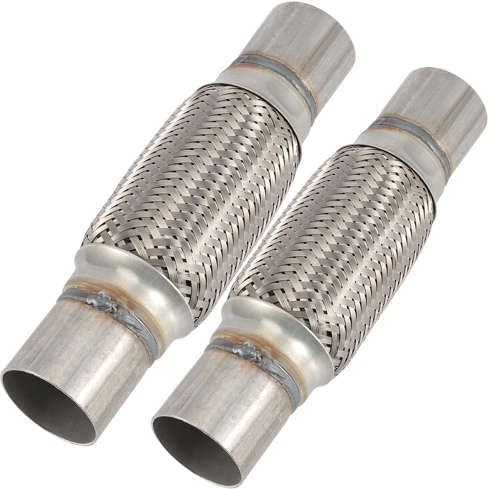 ZEONHAK 2-Pack 2.5 x 6 x 10 Inch Exhaust Flex Pipe