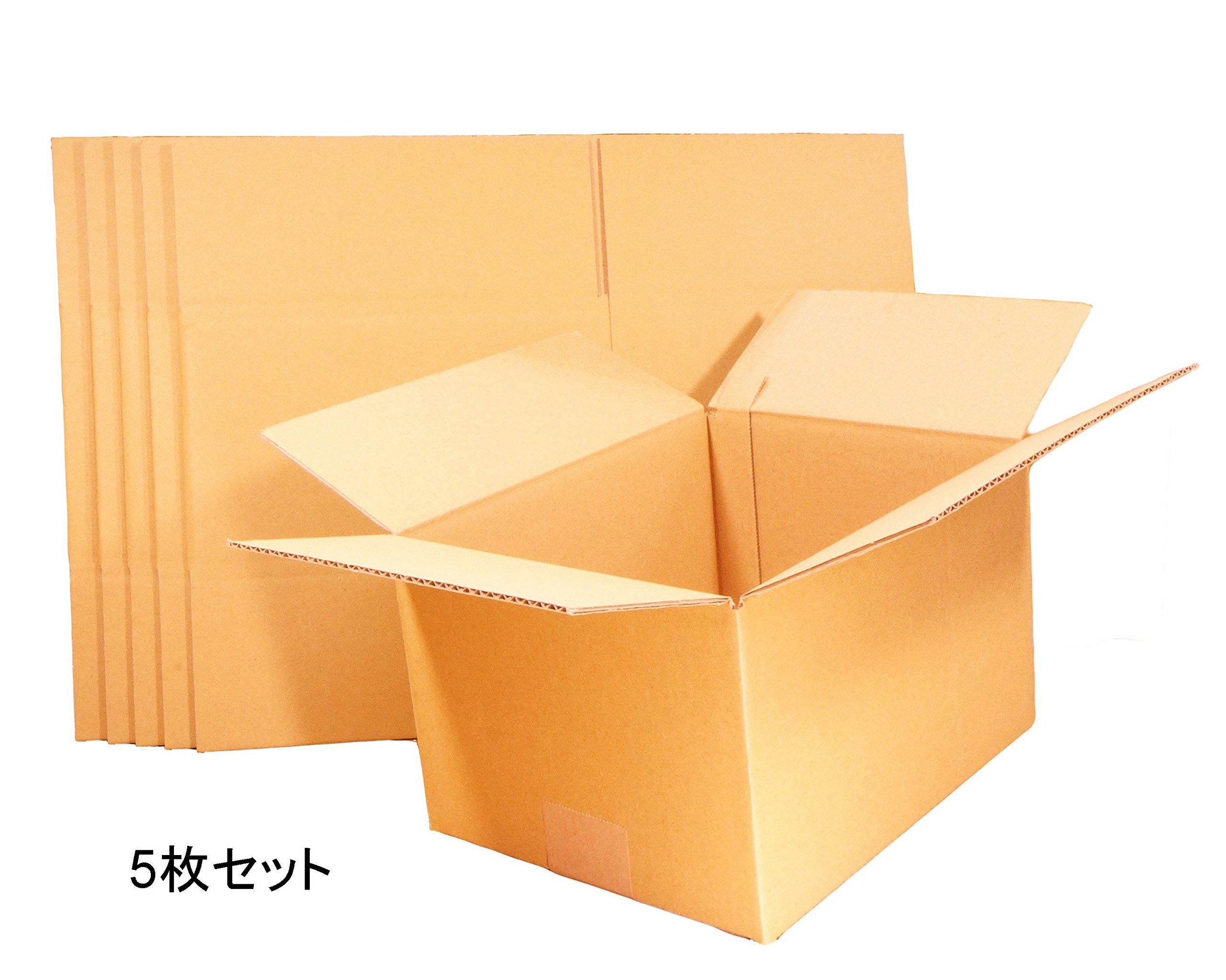 Amazon | 【 日本製 】 ダンボール (段ボール) 5枚セット 60サイズ
