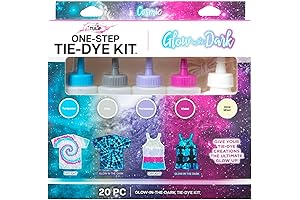 Tulip 4-Color Tie-Dye Kit, Glow in the Dark Galaxy