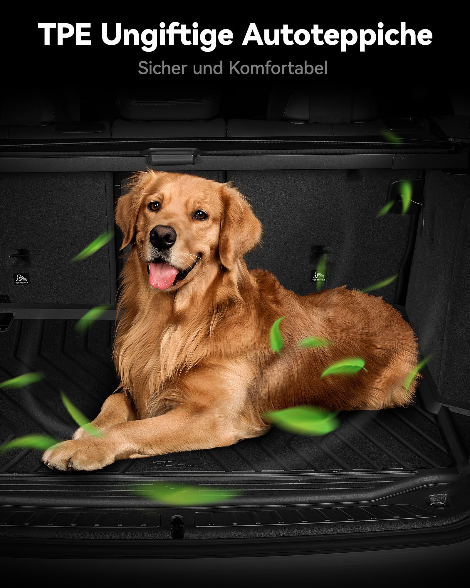 3W Fußmatten & Kofferraumwanne für Porsche MACAN 2014-2026 | TPE Thorex™ Allwetter | 3D Maßgeschneiderte Passform | Hundefreundlich Auto Zubehör | Wasserdicht & Kratzfest | Antirutsch