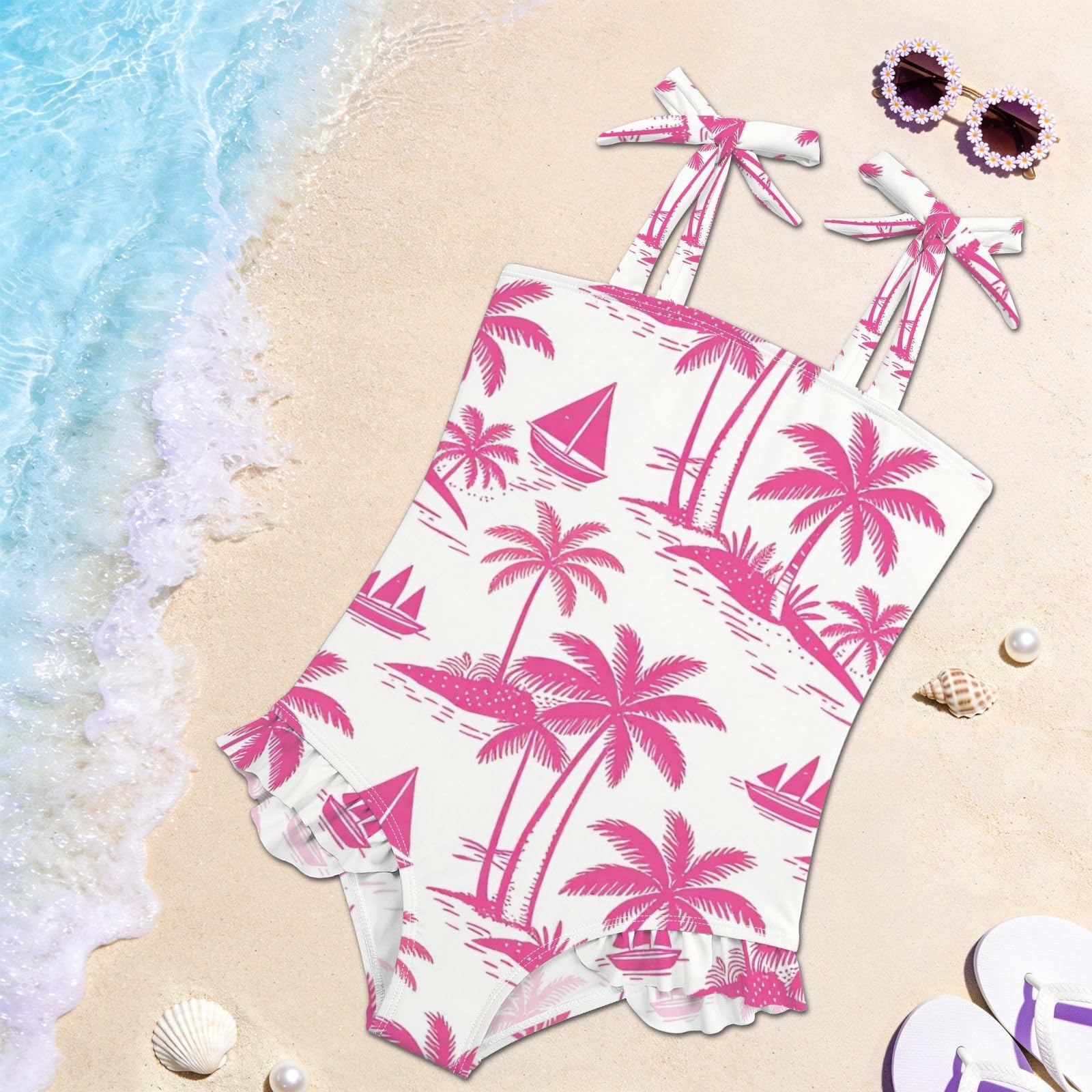 FRODOTGV Costume da bagno intero ad asciugatura rapida, costume da bagno estivo da spiaggia per neonata