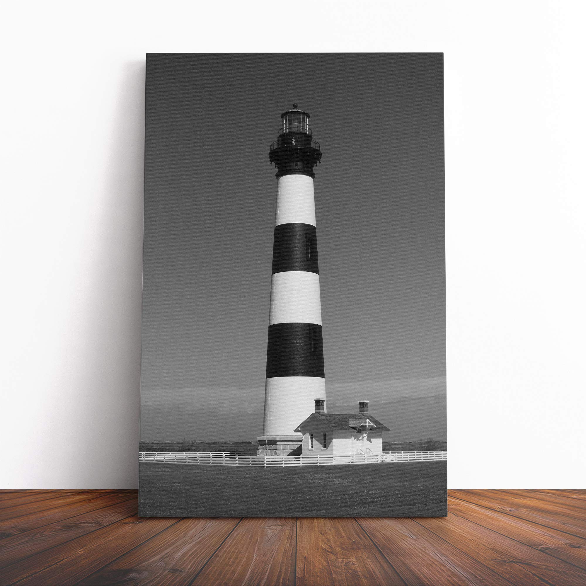 Architecture Lighthouse (6) Canvas Print | Gallery Wrapped 30mm Frame Wall Art | 30x20 inches | Ready to Hang | Modern Seascape Picture | Living Room Bedroom Lounge Office