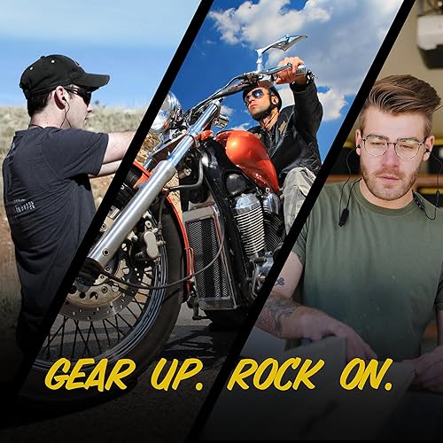 Miniatura 4 de Plugfones Guardian Plus - Auriculares intrauditivos híbridos con reducción de ruido con micrófono de aislamiento de ruido y controles (negro)